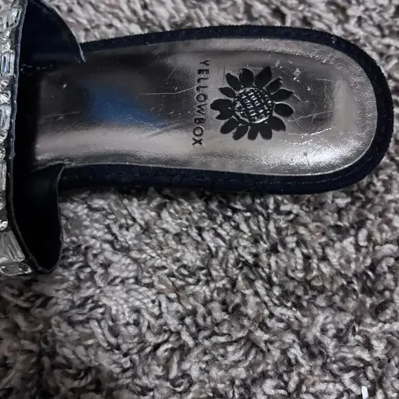 Y2k bling rhinestone platform wedge - Picture 2 of 4